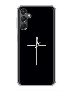 Чехол для Samsung Galaxy A25 (A256) с картинкой «Тонкий крест» Чехол для Samsung Galaxy A25 (A256) с картинкой «Тонкий крест»