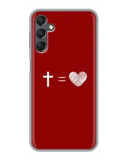 Чехол для Samsung Galaxy A25 (A256) с картинкой «Уравнение любви» Чехол для Samsung Galaxy A25 (A256) с картинкой «Уравнение любви»