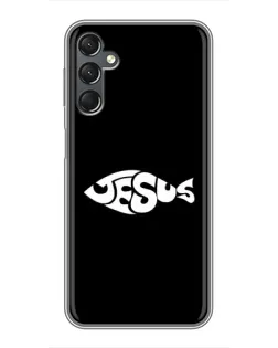 Чехол для Samsung Galaxy A25 (A256) с картинкой «Рыба Jesus» Чехол для Samsung Galaxy A25 (A256) с картинкой «Рыба Jesus»