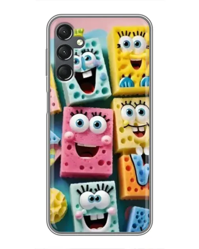 Чехол для Samsung Galaxy A25 (A256) с картинкой «Цветные губки» Чехол для Samsung Galaxy A25 (A256) с картинкой «Цветные губки»