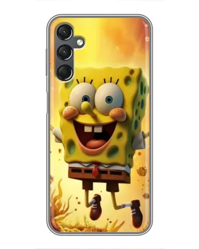 Чехол для Samsung Galaxy A25 (A256) с картинкой «Губка Боб прыгает» Чехол для Samsung Galaxy A25 (A256) с картинкой «Губка Боб прыгает»