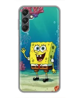 Чехол для Samsung Galaxy A25 (A256) с картинкой «Подводный привет»