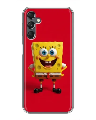 Чехол для Samsung Galaxy A25 (A256) с картинкой «Спанч Боб на красном» Чехол для Samsung Galaxy A25 (A256) с картинкой «Спанч Боб на красном»