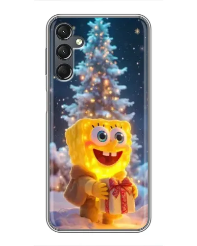 Чехол для Samsung Galaxy A25 (A256) с картинкой «Рождественский Спанч Боб» Чехол для Samsung Galaxy A25 (A256) с картинкой «Рождественский Спанч Боб»