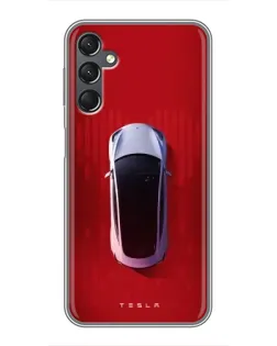 Чехол для Samsung Galaxy A25 (A256) с картинкой «Tesla Top View» Чехол для Samsung Galaxy A25 (A256) с картинкой «Tesla Top View»