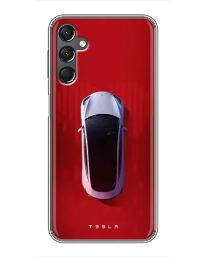 Чехол для Samsung Galaxy A25 (A256) с картинкой «Tesla Top View»