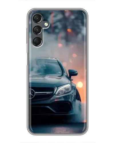 Чехол для Samsung Galaxy A25 (A256) с картинкой «Mercedes — ночной город» Чехол для Samsung Galaxy A25 (A256) с картинкой «Mercedes — ночной город»