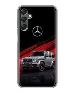 Чехол для Samsung Galaxy A25 (A256) с картинкой «Mercedes G-Class красный»