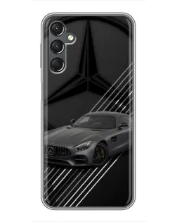 Чехол для Samsung Galaxy A25 (A256) с картинкой «Mercedes AMG — графика»