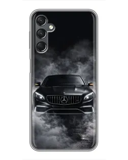 Чехол для Samsung Galaxy A25 (A256) с картинкой «Mercedes в дыму»