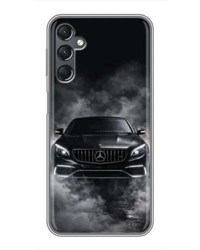 Чехол для Samsung Galaxy A25 (A256) с картинкой «Mercedes в дыму» Чехол для Samsung Galaxy A25 (A256) с картинкой «Mercedes в дыму»
