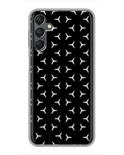 Чехол для Samsung Galaxy A25 (A256) с картинкой «Mercedes паттерн звезд»