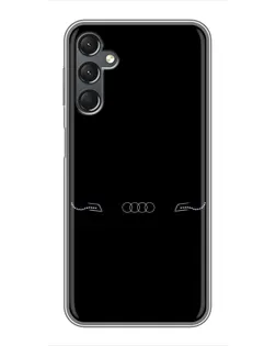Чехол для Samsung Galaxy A25 (A256) с картинкой «Audi — световой подпись»