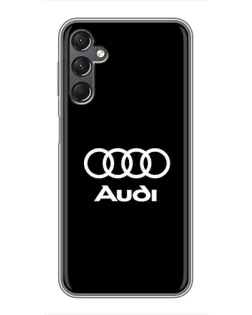 Чехол для Samsung Galaxy A25 (A256) с картинкой «Классическое лого Audi»