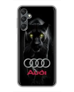 Чехол для Samsung Galaxy A25 (A256) с картинкой «Пантера и Audi»