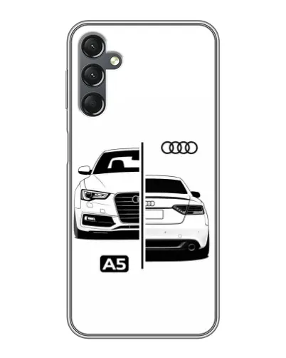 Чехол для Samsung Galaxy A25 (A256) с картинкой «Audi — контрастный дизайн» Чехол для Samsung Galaxy A25 (A256) с картинкой «Audi — контрастный дизайн»