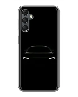 Чехол для Samsung Galaxy A25 (A256) с картинкой «Взгляд Audi в темноте»