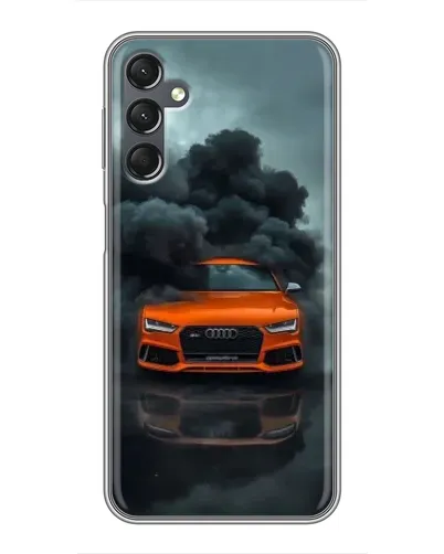 Чехол для Samsung Galaxy A25 (A256) с картинкой «Audi в облаках дыма» Чехол для Samsung Galaxy A25 (A256) с картинкой «Audi в облаках дыма»