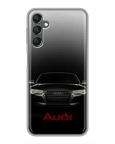 Чехол для Samsung Galaxy A25 (A256) с картинкой «Audi — градиентный контур» Чехол для Samsung Galaxy A25 (A256) с картинкой «Audi — градиентный контур»