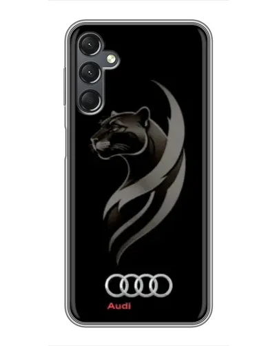 Чехол для Samsung Galaxy A25 (A256) с картинкой «Графика — пантера и Audi» Чехол для Samsung Galaxy A25 (A256) с картинкой «Графика — пантера и Audi»
