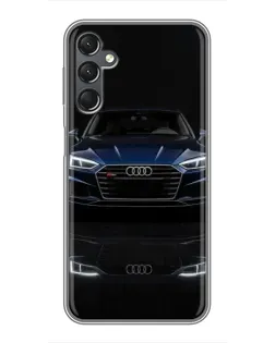 Чехол для Samsung Galaxy A25 (A256) с картинкой «Audi — ночное отражение»