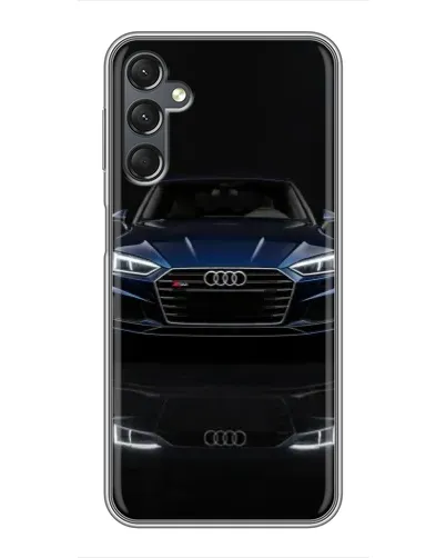 Чехол для Samsung Galaxy A25 (A256) с картинкой «Audi — ночное отражение» Чехол для Samsung Galaxy A25 (A256) с картинкой «Audi — ночное отражение»