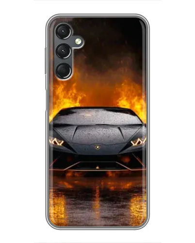 Чехол для Samsung Galaxy A25 (A256) с картинкой «Lamborghini в огне» Чехол для Samsung Galaxy A25 (A256) с картинкой «Lamborghini в огне»