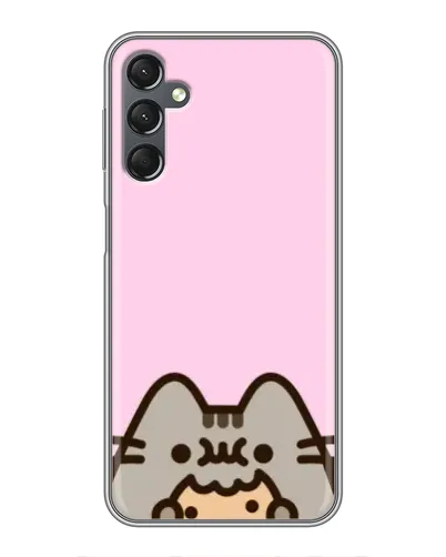 Чохол для Samsung Galaxy A25 (A256) з картинкою «Pusheen та печиво» Чохол для Samsung Galaxy A25 (A256) з картинкою «Pusheen та печиво»