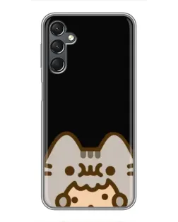 Чохол для Samsung Galaxy A25 (A256) з картинкою «Пушин на чорному»