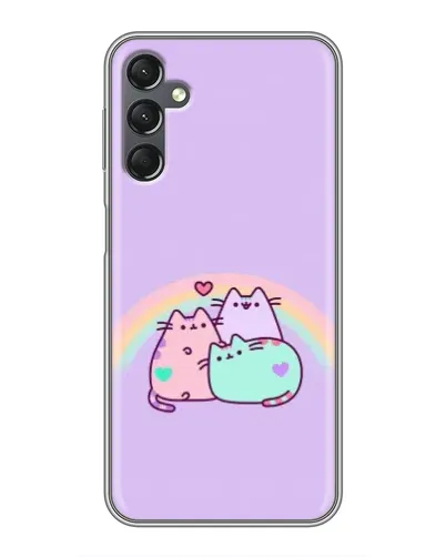 Чохол для Samsung Galaxy A25 (A256) з картинкою «Веселкові Пушини» Чохол для Samsung Galaxy A25 (A256) з картинкою «Веселкові Пушини»