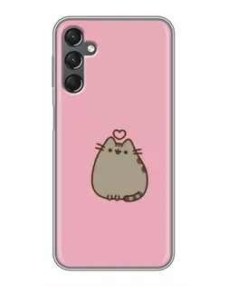 Чохол для Samsung Galaxy A25 (A256) з картинкою «Pusheen серце»