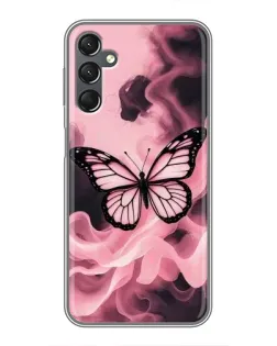 Чехол для Samsung Galaxy A25 (A256) с картинкой «Бабочка в дыму»