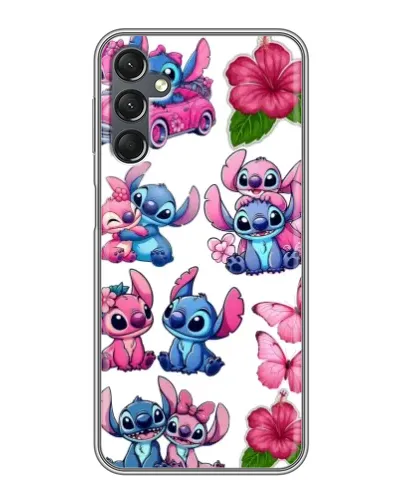Чохол для Samsung Galaxy A25 (A256) з картинкою «Стікери Stitch та Angel»