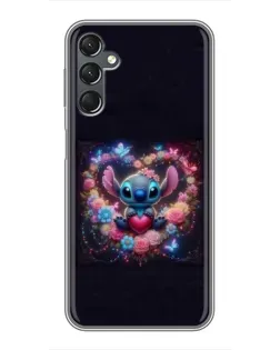 Чохол для Samsung Galaxy A25 (A256) з картинкою «Stitch у квітах» Чохол для Samsung Galaxy A25 (A256) з картинкою «Stitch у квітах»