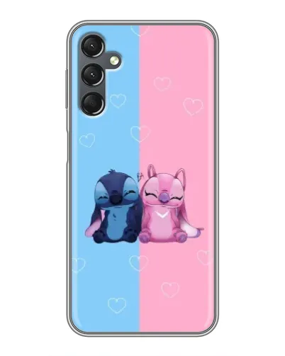 Чохол для Samsung Galaxy A25 (A256) з картинкою «Stitch та Angel Love»