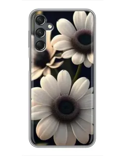 Чехол для Samsung Galaxy A25 (A256) с картинкой «Белые маргаритки макро»