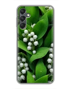 Чехол для Samsung Galaxy A25 (A256) с картинкой «Ландыши в зелени»