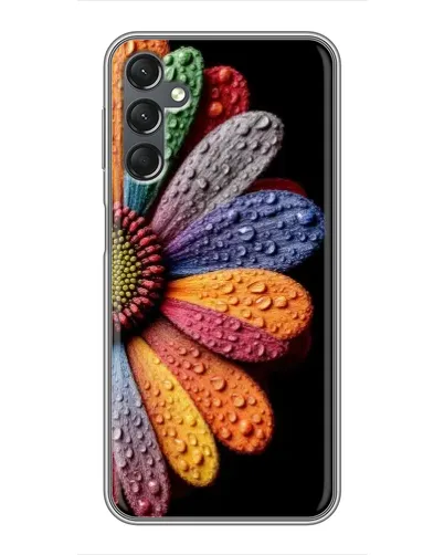 Чехол для Samsung Galaxy A25 (A256) с картинкой «Радужный цветок»