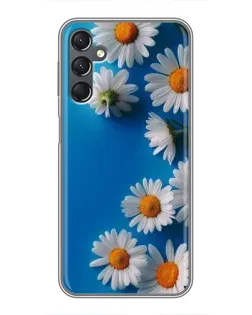 Чехол для Samsung Galaxy A25 (A256) с картинкой «Белоснежные маргаритки»