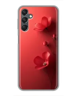 Чехол для Samsung Galaxy A25 (A256) с картинкой «Маковые соцветия»