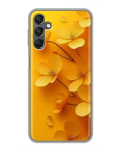 Чехол для Samsung Galaxy A25 (A256) с картинкой «Золотые лепестки»