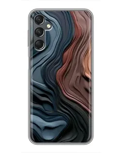 Чехол для Samsung Galaxy A25 (A256) с картинкой «Цветные волны каньона»