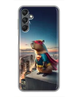 Чехол для Samsung Galaxy A25 (A256) с картинкой «Капи-мен супергерой» Чехол для Samsung Galaxy A25 (A256) с картинкой «Капи-мен супергерой»