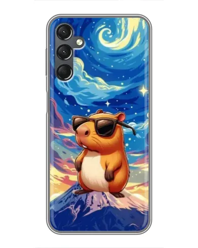 Чехол для Samsung Galaxy A25 (A256) с картинкой «Капибара Ван Гога»