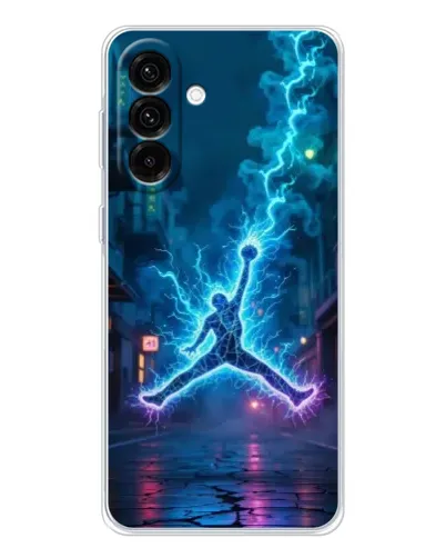 Чехол для Samsung Galaxy A26 5G с картинкой «Jordan Gold Jumpman»
