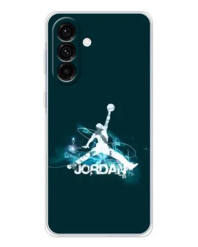 Чехол для Samsung Galaxy A26 5G с картинкой «Jordan Blue Fire»