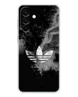 Чехол для Samsung Galaxy A26 5G с картинкой «Абстрактный дым Adidas»
