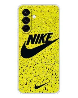Чехол для Samsung Galaxy A26 5G с картинкой «Желтый текстурный Nike» Чехол для Samsung Galaxy A26 5G с картинкой «Желтый текстурный Nike»