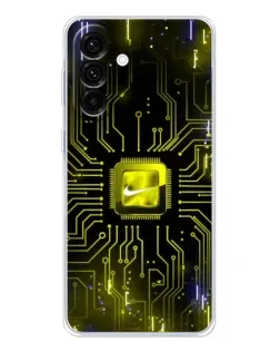 Чехол для Samsung Galaxy A26 5G с картинкой «Nike — золотая искра» Чехол для Samsung Galaxy A26 5G с картинкой «Nike — золотая искра»