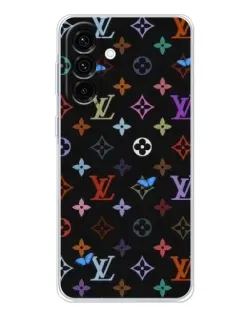 Чехол для Samsung Galaxy A26 5G с картинкой «Цветная монограмма LV»
